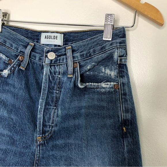 Agolde Riley High Rise Jeans 23 - Picture 5 of 14